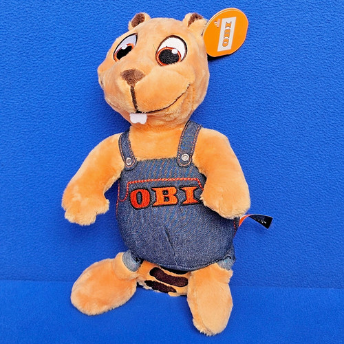 Obi biber stofftier werbung - biber,
