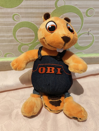 Stofftier plüschfigur obi - plüschfigur,