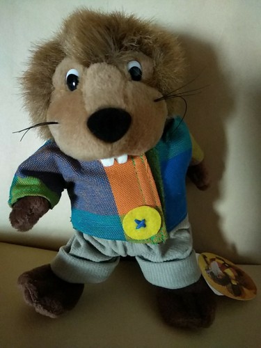 Retro vintage stofftier biber - retro/vintage,