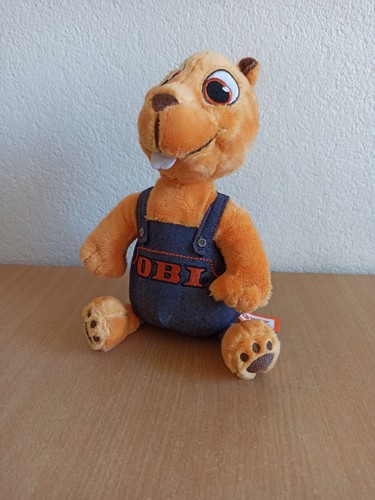 Obi plüsch biber 30 cm - plüsch,