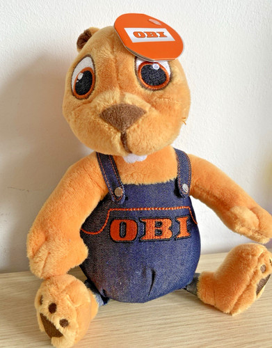 Obi biber stofftier neu 30 - stofftier,