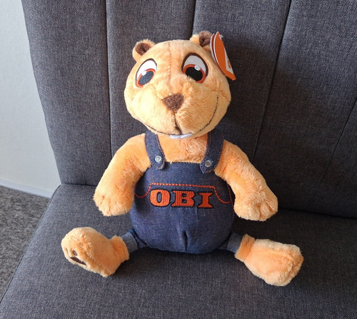 Kuscheltier biber obi mit - obi,